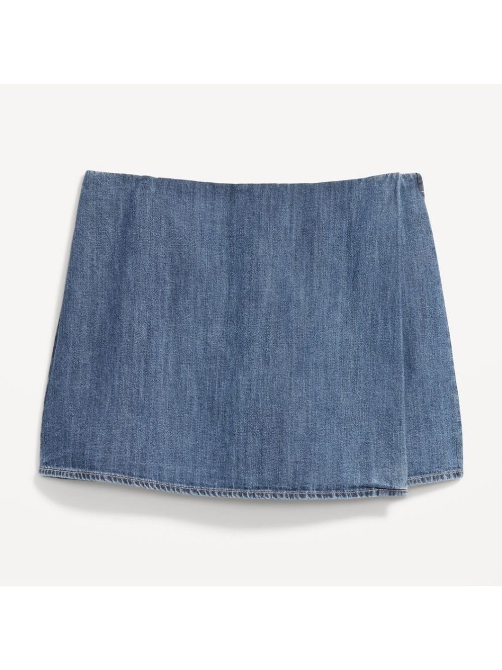 4X • Old Navy • High-Waisted Faux-Wrap Jean Mini Skort